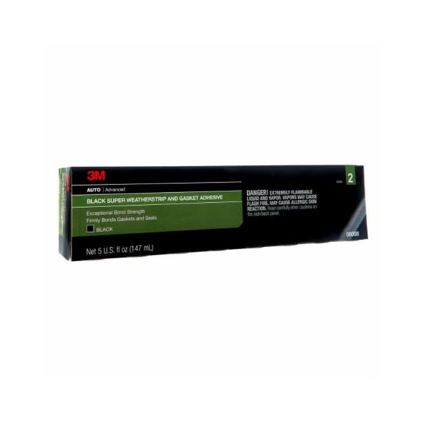 3M Black Super Weatherstrip & Gasket Adhesive 08008 5 fl oz