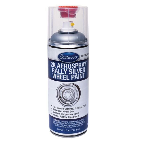 Eastwood 33908Z 2K AeroSpray Wheel Paint Rally Silver