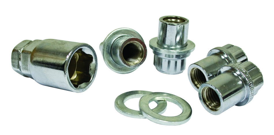 EMPI M12 Mag Lock Nuts, 4 wheel locks for 1949-1967 VW Beetle 5x205, EMPI 70-2702-0