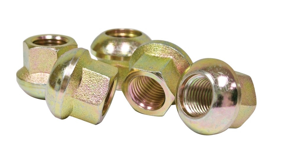 EMPI Porsche - Style Nut, Zinc, M14-1.5, Ball Seat, Set of 5 (70-2860-0)