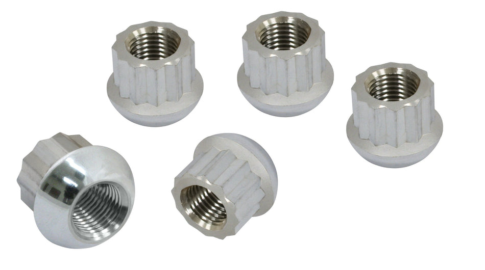 EMPI Porsche-style M14x1.5 ball seat lug nut kit of 20 for 5x130 VW conversions, Chrome Alloy, EMPI 70-2882-0
