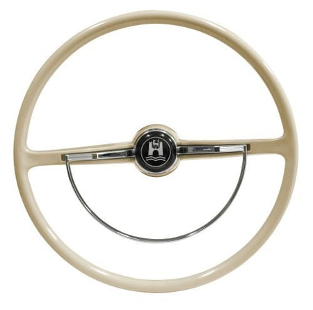 VW Ivory Steering Wheel Kit | 1966 Design | Beetle, Ghia, Type 3 (1962-1971) | 79-4004-0 for Beetle, Karmann Ghia, Type 3...