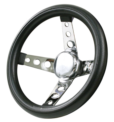 EMPI Classic Foam Chrome 4-Spoke 11.5in 79-4014-0
