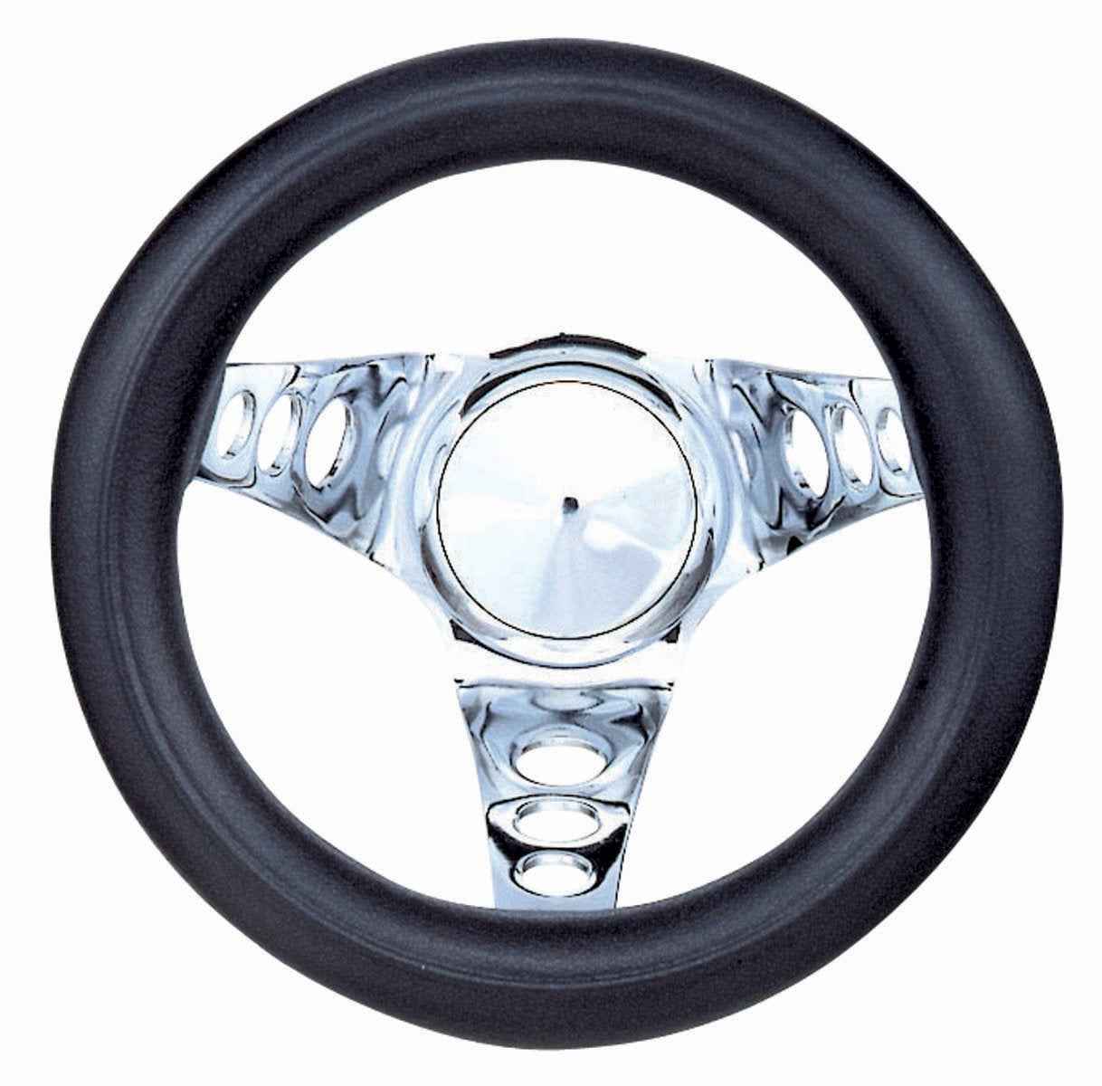 EMPI Classic Foam Chrome 3-Spoke 8.5in 79-4050-0