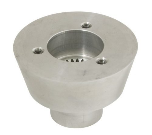 EMPI Banjo Steering Wheel Boss Kit - Polished Billet Aluminum - 24-Spline (1949-1959)