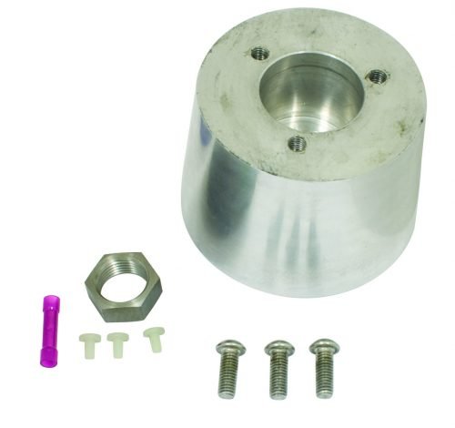 EMPI Banjo Steering Wheel Boss Kit - Polished Billet Aluminum - 40-Spline (1960-1974½)
