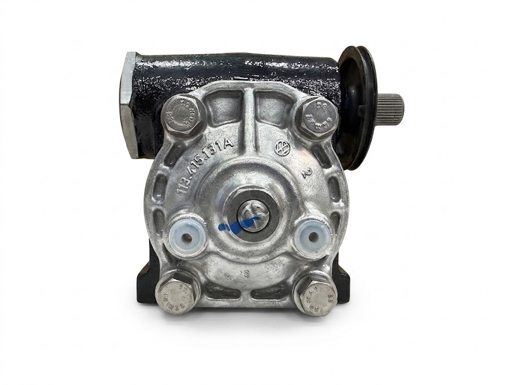 Rebuilt VW Super Beetle Steering Box, Genuine German OEM Worm & Roller - Type 1 1971-1979