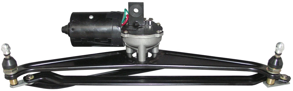 Complete 12V wiper motor and linkage assembly for VW Beetle 1967-1977, part 113-989-955
