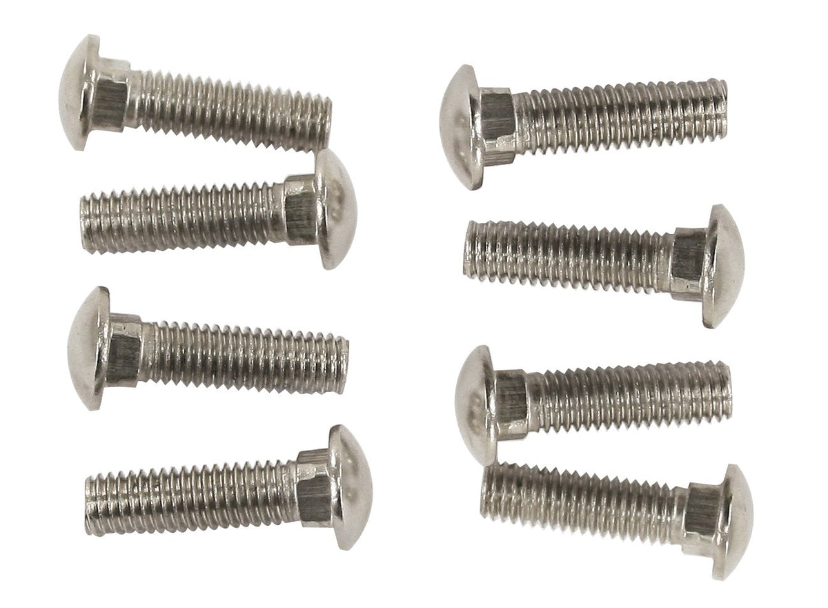 EMPI 98-1013-0 long chrome bumper bolts, set of 4, for VW Beetle blade bumpers through 1967 — main view