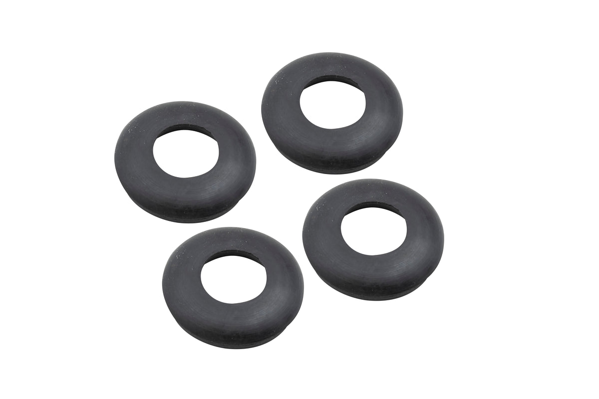 EMPI 98-1015-0 bumper bracket over-rider grommet seals, set of 4, for 1955-1967 VW Beetle — EMPI full-resolution main view