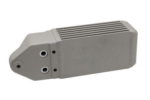 EMPI Super Kooler 98-1189-B bar and plate aluminum oil cooler for VW Type 1 doghouse engine — front view