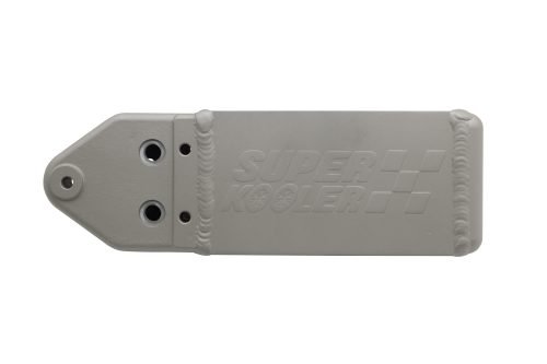 EMPI 98-1189-B doghouse oil cooler core detail showing bar and plate construction