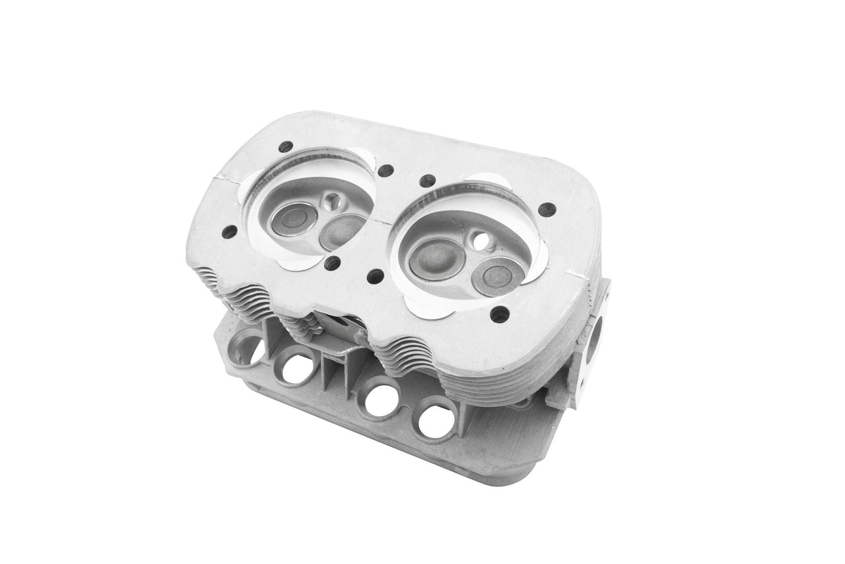 EMPI Stock Dual Port Cylinder Head 98-1356-B - Exhaust Port View