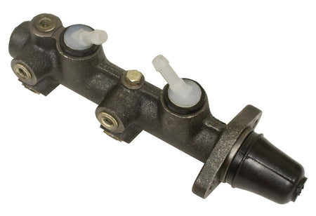 EMPI 98-6019-B brake master cylinder side view, 19mm dual circuit for VW front disc rear drum