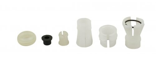 EMPI 98-7096-B shift rod bushing kit — bushing, metal guide bracket and retaining clip for VW Type 2 Bus 1954–1979