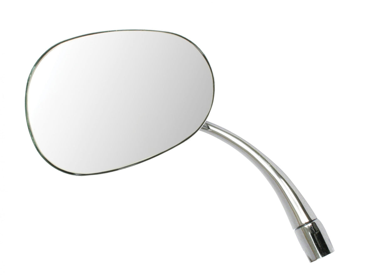 EMPI 98-8581-B Oval Side Mirror, left, for VW Type 1 through 1967