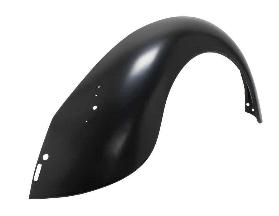 EMPI 98-8775-B right rear fender, passenger side, wide pre-1968 profile, full view for VW Beetle 1946-1967