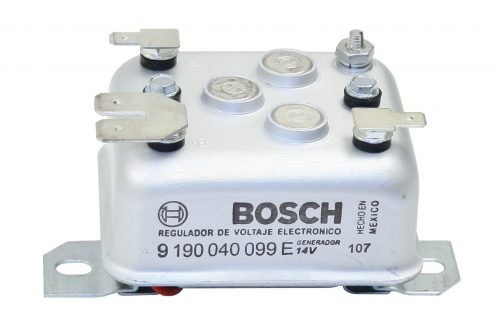 Bosch 12V voltage regulator, part 98-9068-B, for air-cooled VW generator systems on Beetle, Bus and Type 3