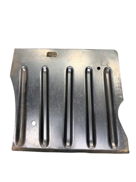 Original factory VW Super Beetle front center kick panel in original paint, ribbed steel, 1971-1979