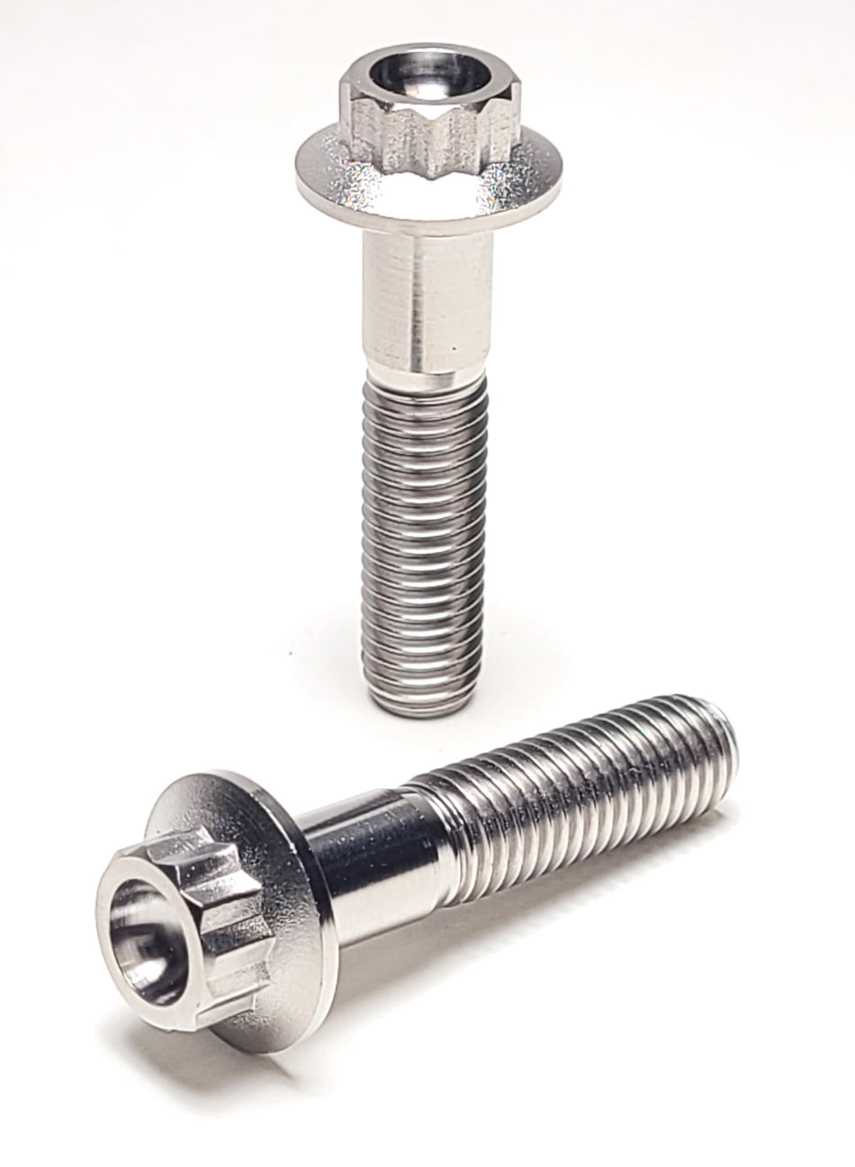 Titanium Steering Box Clamp Bolts (pair)