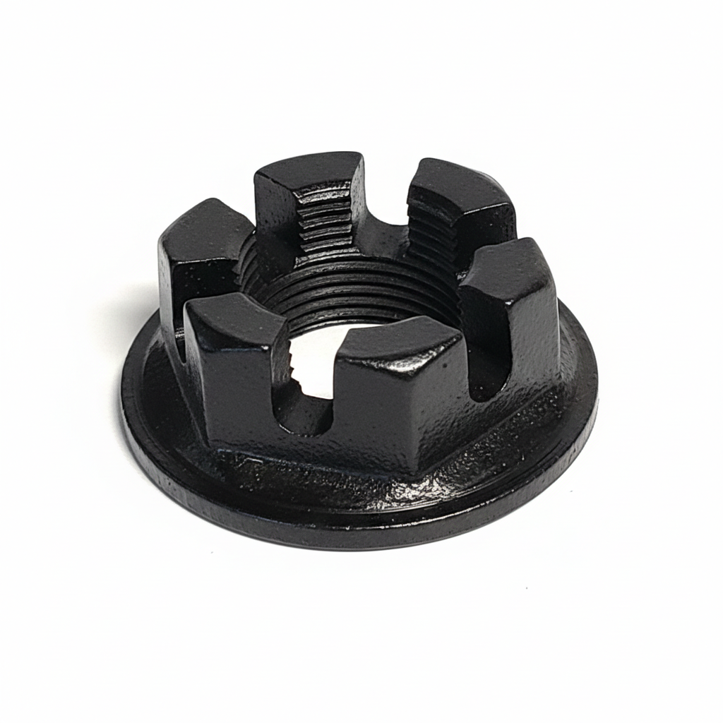 OEM German Volkswagen Beetle Axle Castle Nut – Restored Factory Hardware for Beetle