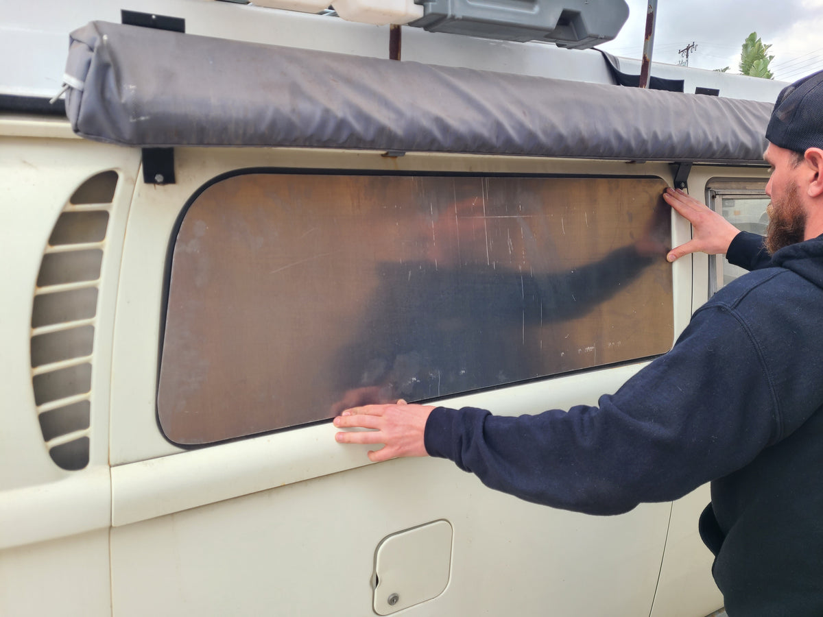 Bus: Aluminum Bay Window Rear 'n' Side Delete Panels for Bus