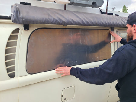 Bus: Aluminum Bay Window Rear 'n' Side Delete Panels for Bus