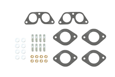 Weber 40 IDF dual intake manifold set, Porsche 356 and 912, cylinder head flange detail, B1-0101-6