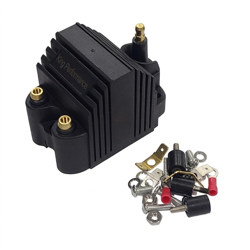 King Performance Billet VW Distributor Kit with 8.8mm Wires & High-Output Coil