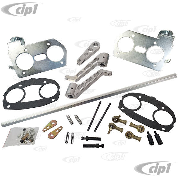 Hex-Bar Throttle Linkage Kit Dual IDF/HPMX for Porsche 914 4-Cyl - Part C10-43-5224