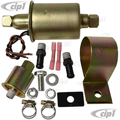 Electronic fuel pump and filter kit, 5-5.5 psi, part C13-41-2602, for carbureted air-cooled engines