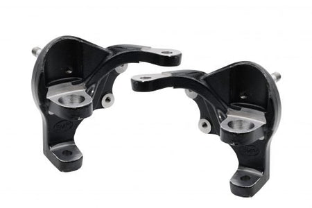 EMPI Forged 2.5 inch Drop Spindle Set — installed detail (22-2508-0)