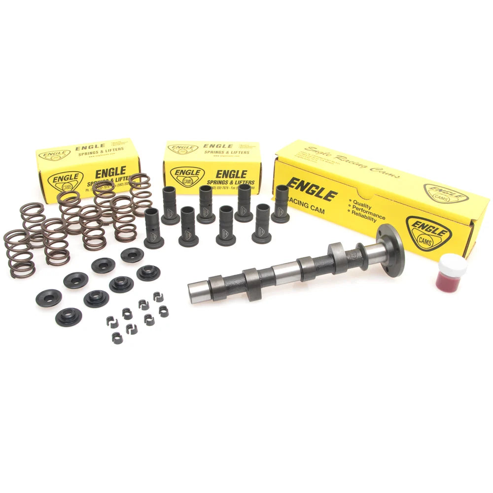 Engle W-120 Series Master Camshaft Kit Phosphate Coated Lifters with EDM Hole