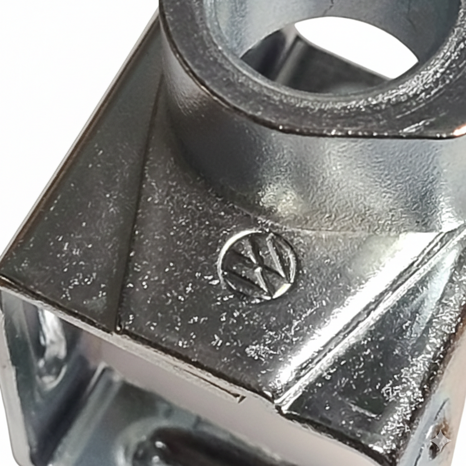 Original VW German Shift Rod Coupler - Restored OEM - Zinc Plated - New Bushings