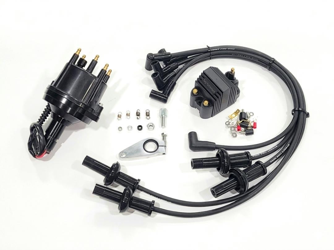 King Performance Billet VW Distributor Kit with 8.8mm Wires & High-Output Coil