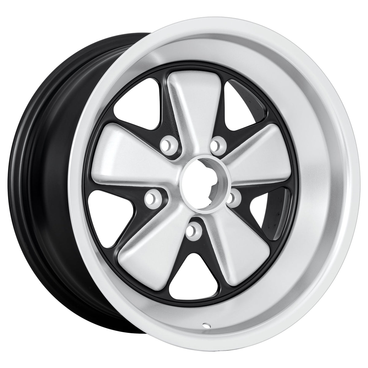 Fuchsfelge Genuine Fuchs Wheel 16x8, Silver for Porsche - 1965-1989 Porsche 911, 1965-1969 Porsche 912, 1975-1989 Porsche 930 - part FE160801301071S