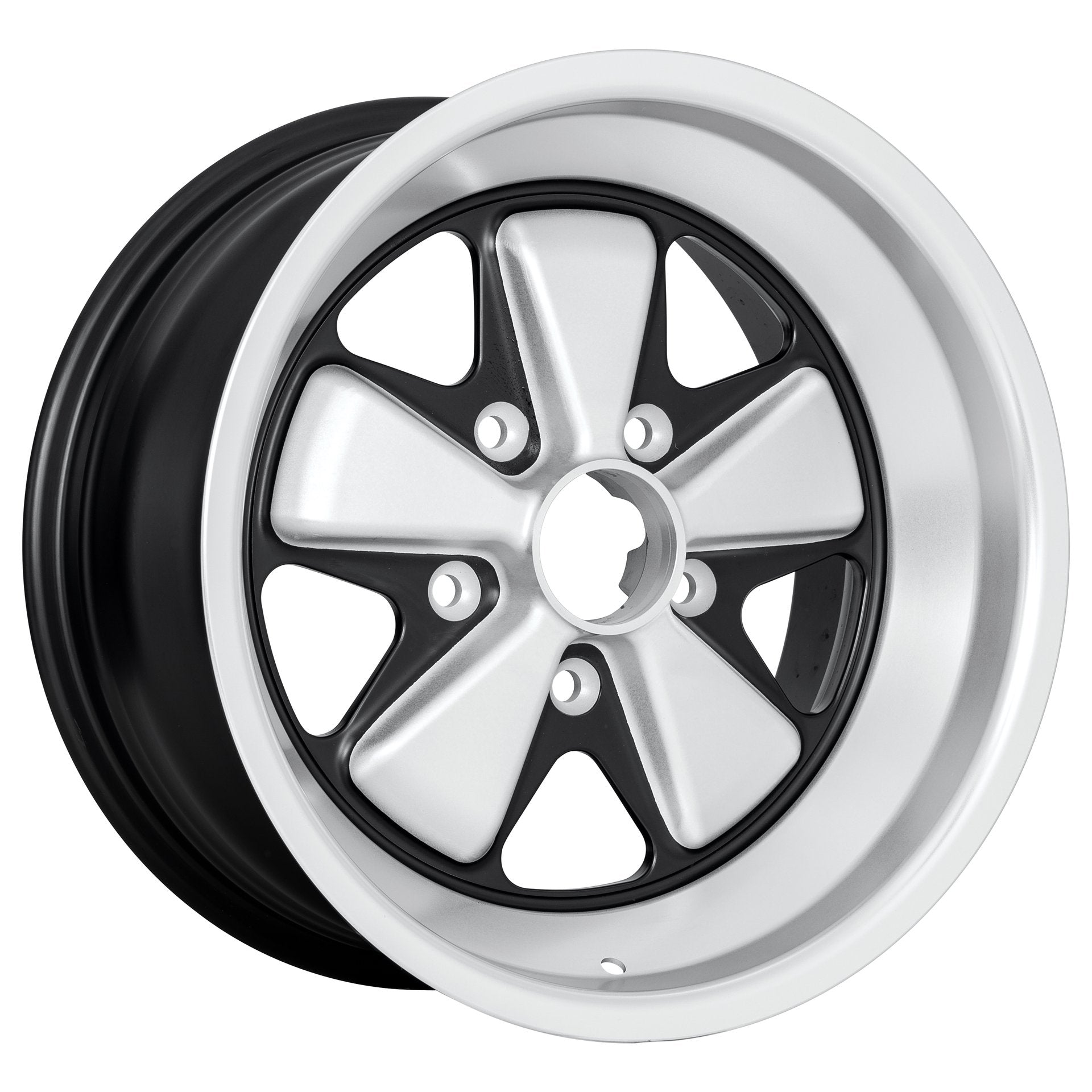Fuchsfelge Genuine Fuchs Wheel 16x8, Silver for Porsche - 1965-1989 Porsche 911, 1965-1969 Porsche 912, 1975-1989 Porsche 930 - part FE160801301071S