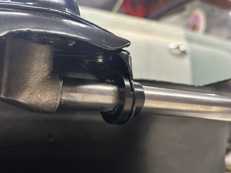 Washburn's Delrin shift bushing detail — USA CNC-machined heavy-duty VW shifter upgrade