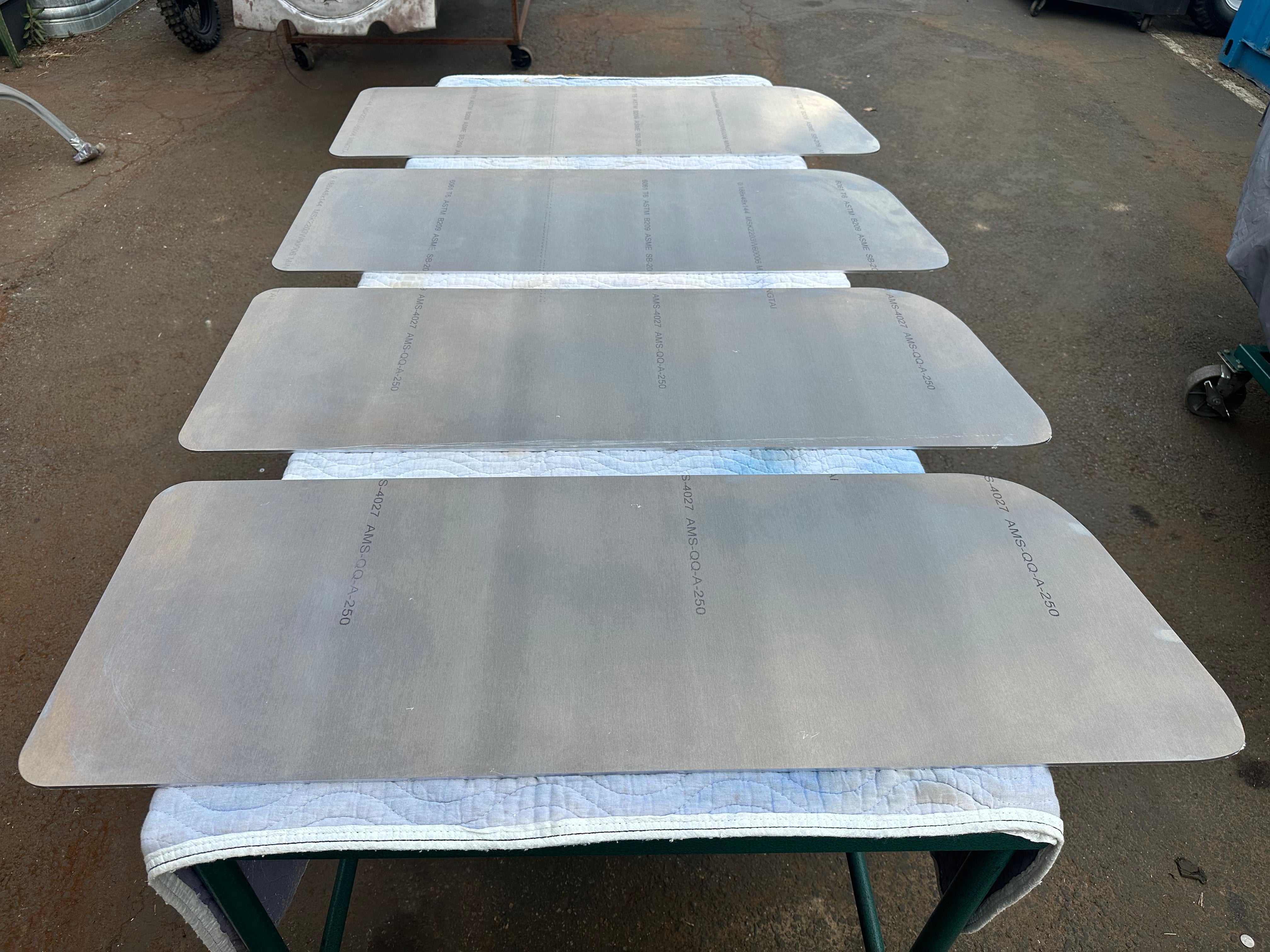 Bus: Aluminum Bay Window Rear 'n' Side Delete Panels for Bus