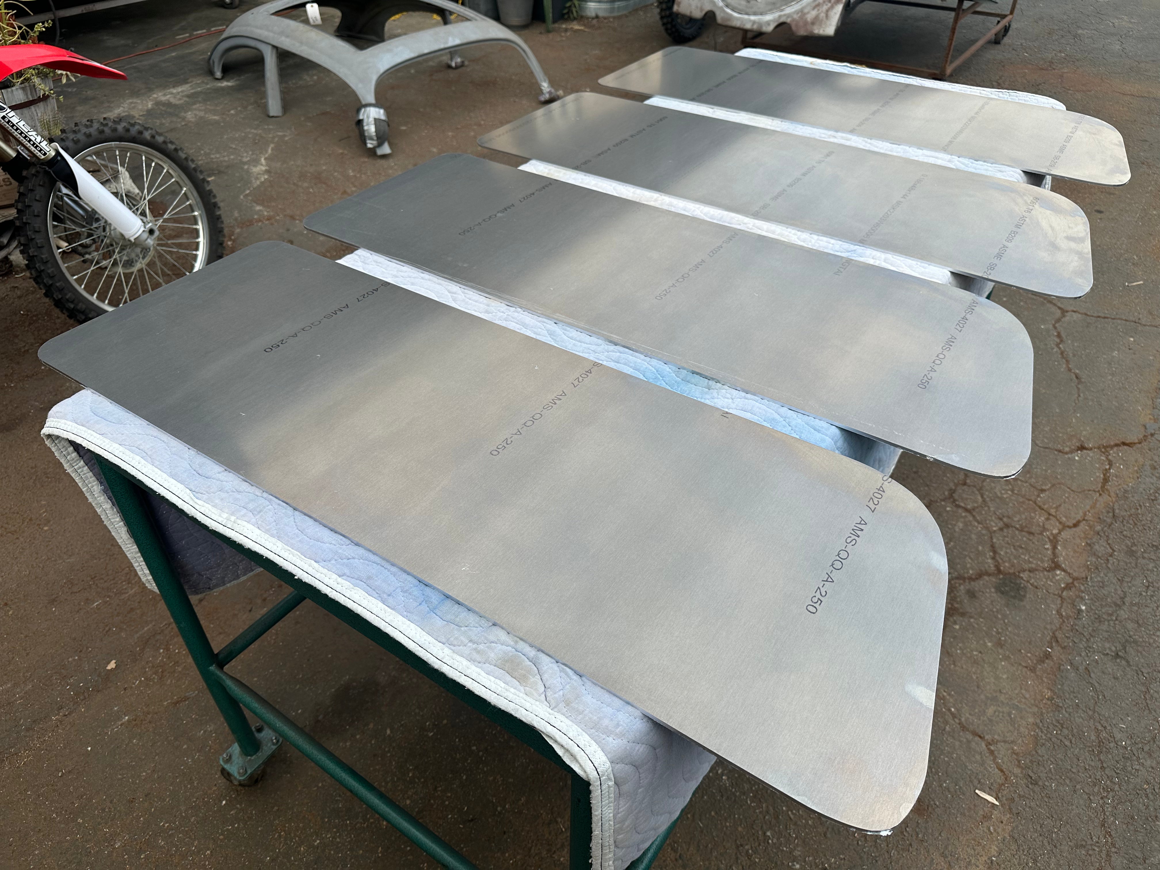 Bus: Aluminum Bay Window Rear 'n' Side Delete Panels for Bus