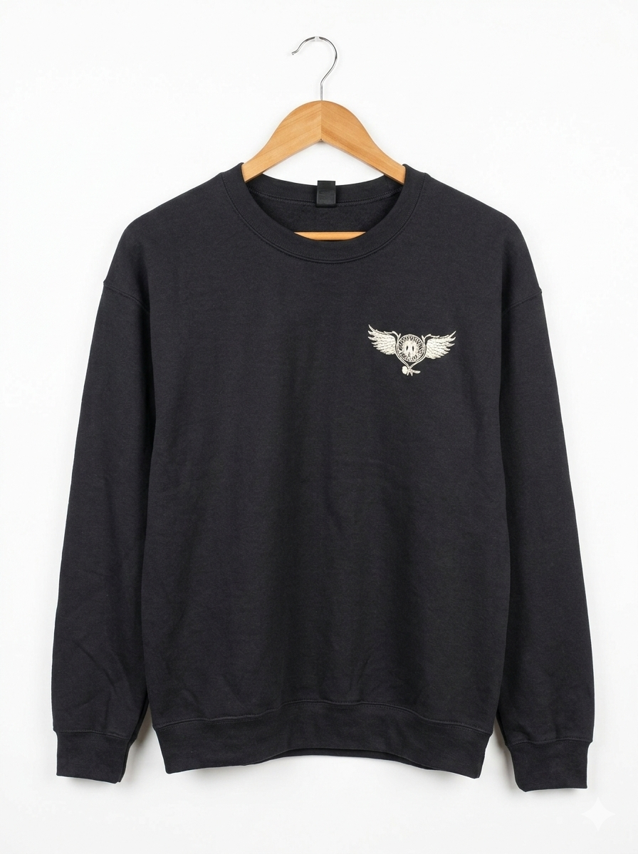 Washburn’s Metal Winged Crewneck