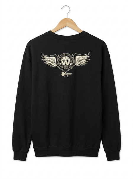 Washburn’s Metal Winged Crewneck