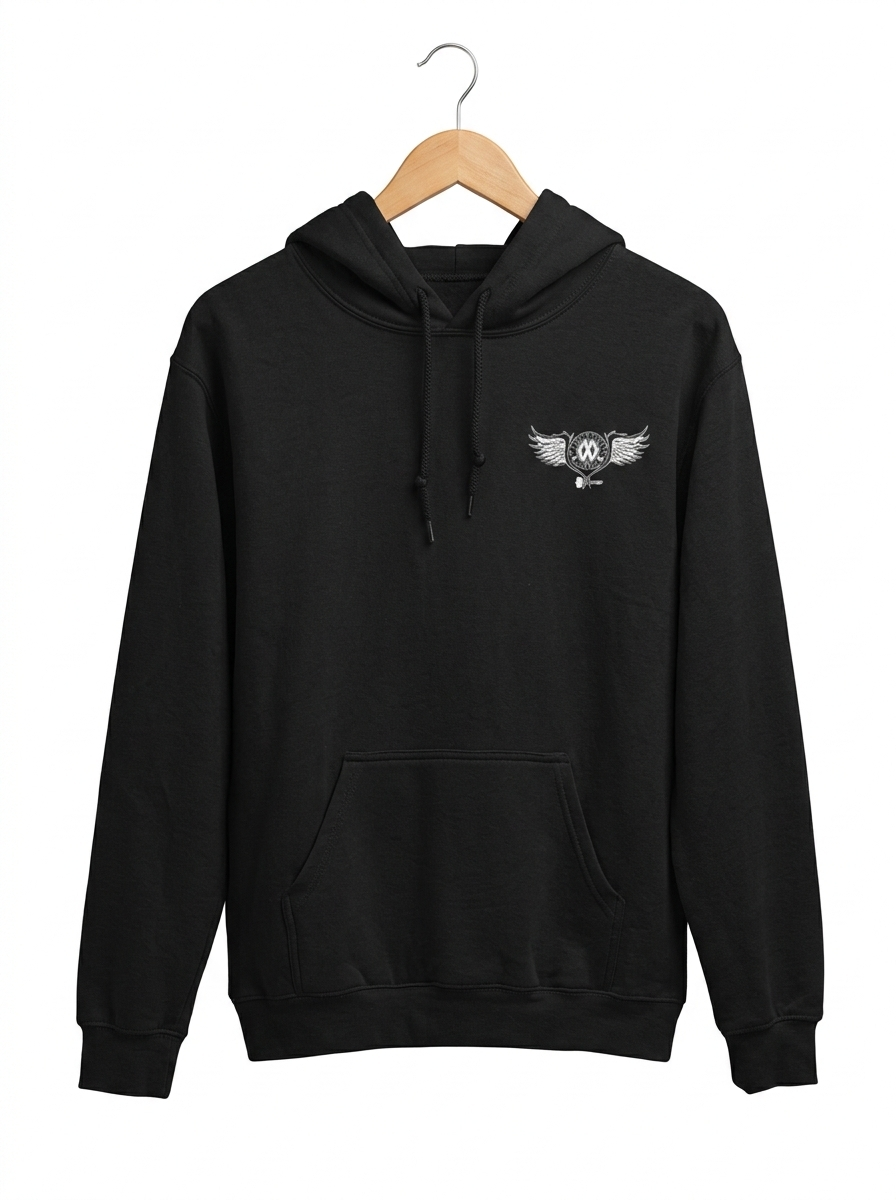 Washburn’s Metal Winged Hoodie