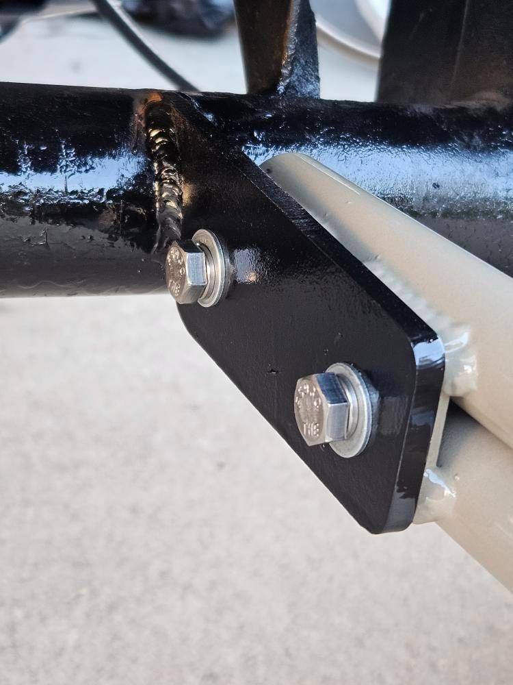 Manx-type front bumper mounting brackets (pair)