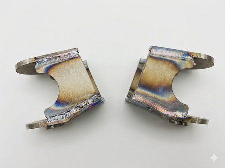 TIG-Welded IRS Control Arm Brackets (Pair), Swing-to-IRS Weld-In Pockets - VW Type 1 & Dune Buggy