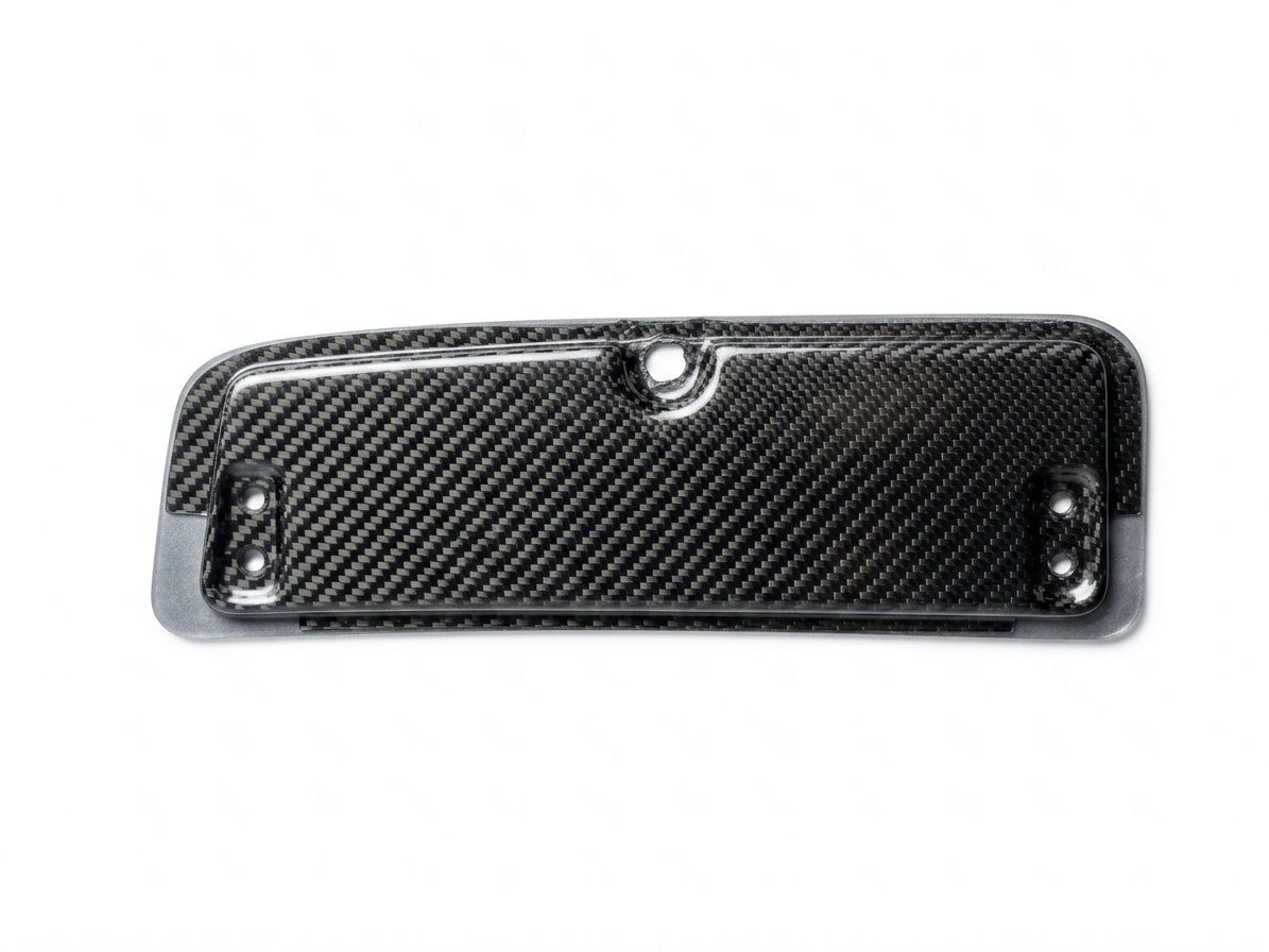 Carbon Fiber Glove Box Door installed in Classic VW Beetle dashboard