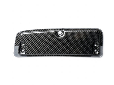 Carbon Fiber Glove Box Door installed in Classic VW Beetle dashboard
