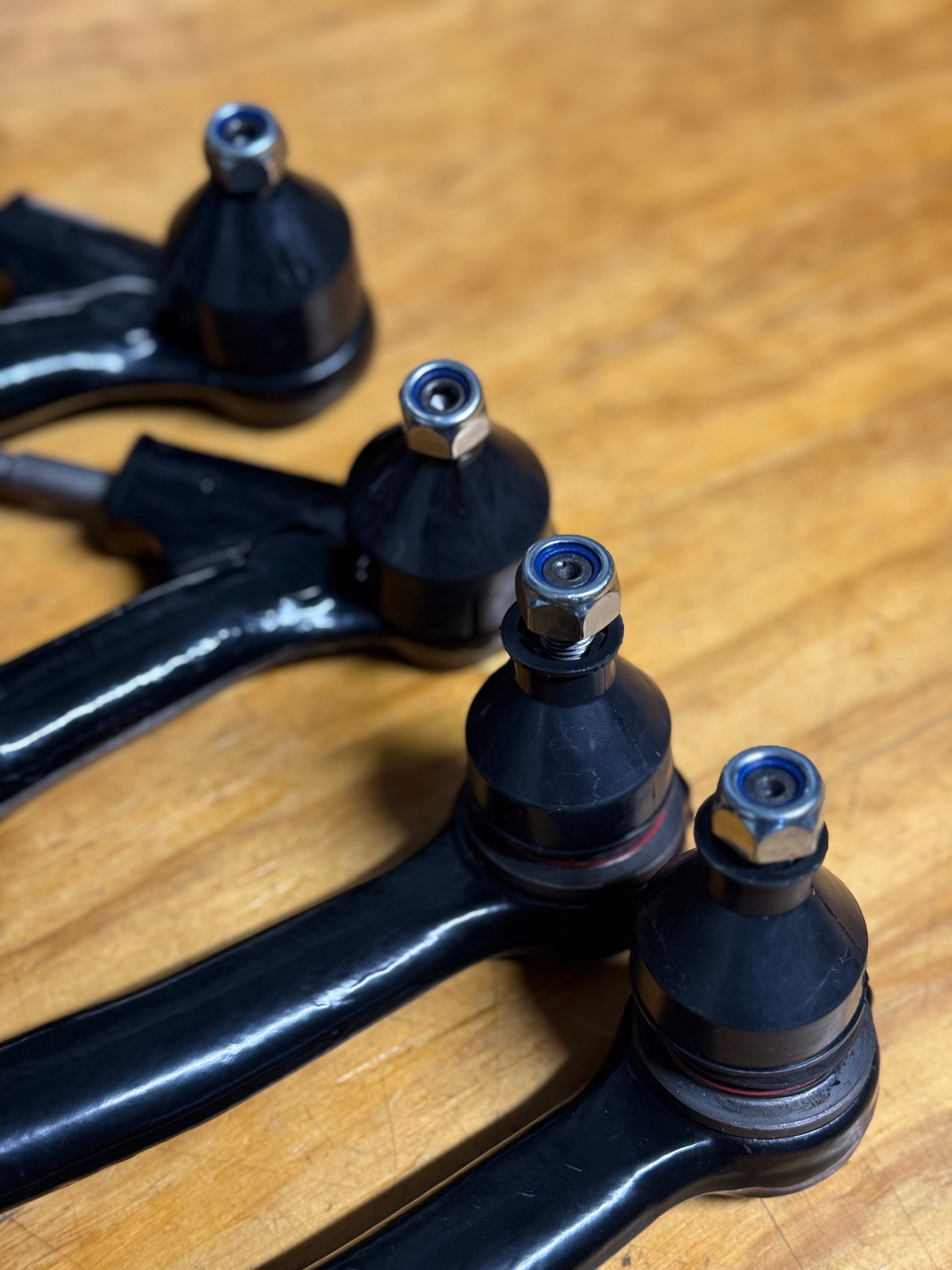 Four Ball Joint Arms, German OEM, refurbished with or w/o ball joints installed