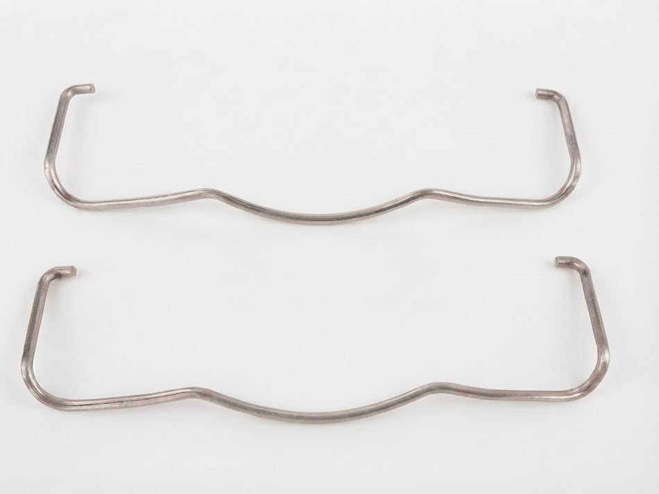 Aftermarket valve cover bales, yellow zinc plated, pair, for air-cooled VW Type 1 engines, Washburn's Metal #E26