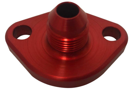 JayCee AN8 Fuel Pump Block Off, Red